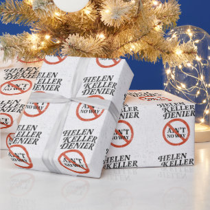 Helen Keller Leugner Gibt's Nicht Vintage Meme Geschenkpapier