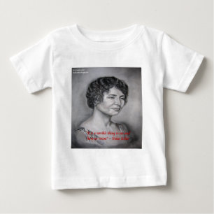 Helen Keller Zitat über Vision und Weisheit Baby T-shirt