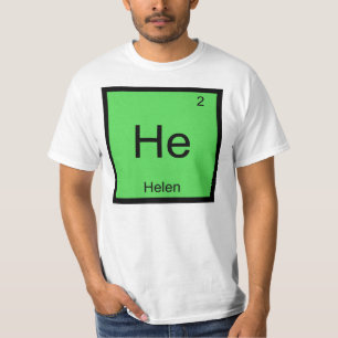 Helen Name Chemie Element Periodensystem T-Shirt