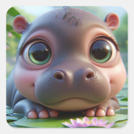 "Helen" Quadratischer Aufkleber