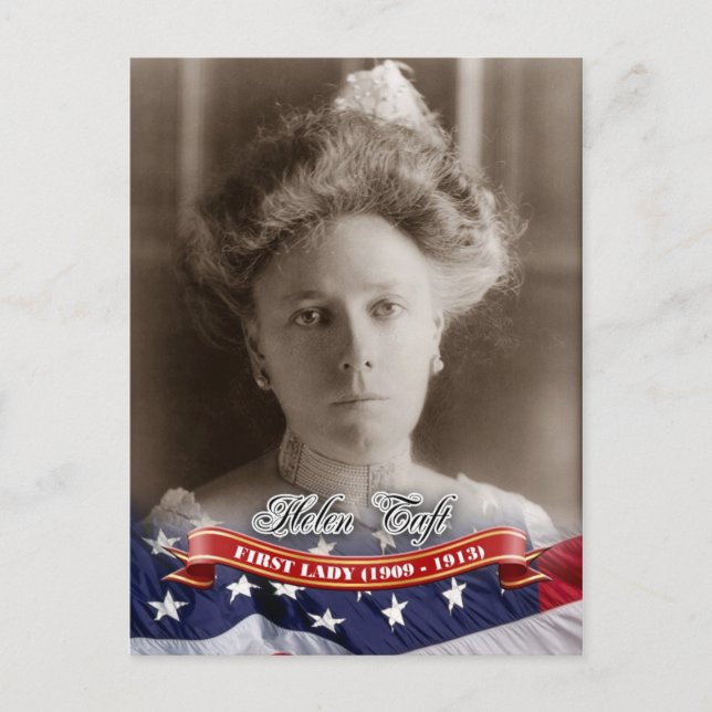 Helen Taft, First Lady of the U.S. Postkarte (Vorderseite)