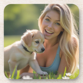 Helena Chevalier & Puppy Getränkeuntersetzer