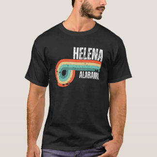 Helena City Alabama Staat Vintag Retro Souvenir T-Shirt