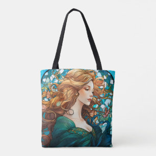 Helena - Dunkle Blonde Frau im Jugendstil