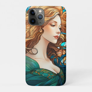 Helena - Dunkle Blonde Frau im Jugendstil Case-Mate iPhone Hülle