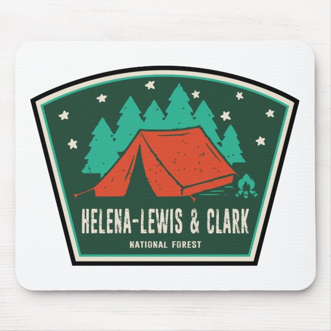 Helena-Lewis und Clark National Forest Camping Mousepad (Vorne)