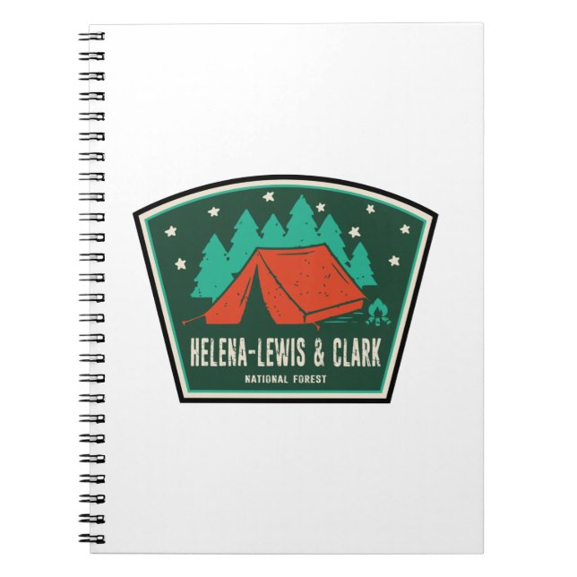 Helena-Lewis und Clark National Forest Camping Notizblock (Vorderseite)