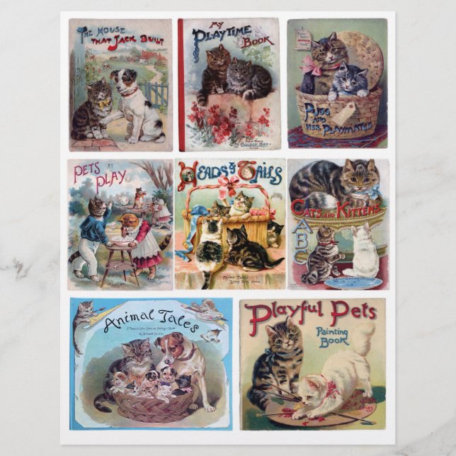Helena Maguire Vintage Cats & Kittens Fussy Cuts (Vorderseite)