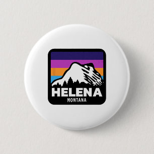 Helena Montana Angeln Skifahren Snowboarden Famili Button
