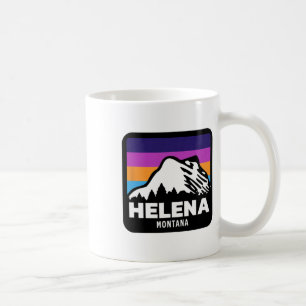Helena Montana Angeln Skifahren Snowboarden Famili Kaffeetasse