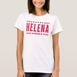 HELENA MONTANA - Sterne & Streifen T-Shirt
