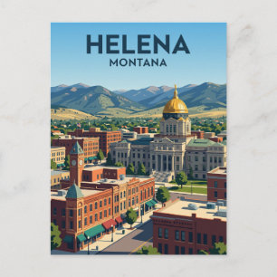 Helena, Montana USA Postkarte