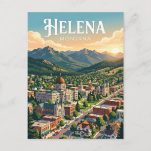 Helena, Montana USA Postkarte