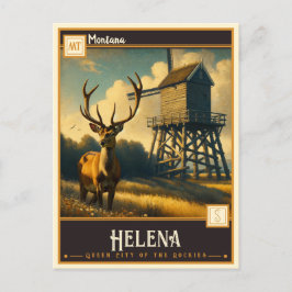 Helena, Montana | VINTAG Postkarte