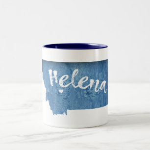 Helena Montana Wood Grain Zweifarbige Tasse