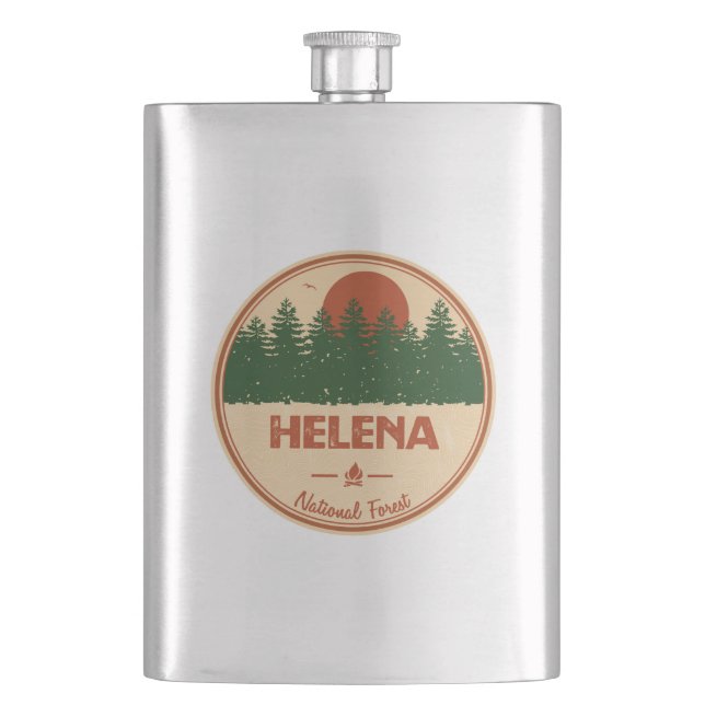 Helena Nationalforst Flachmann (Vorderseite)