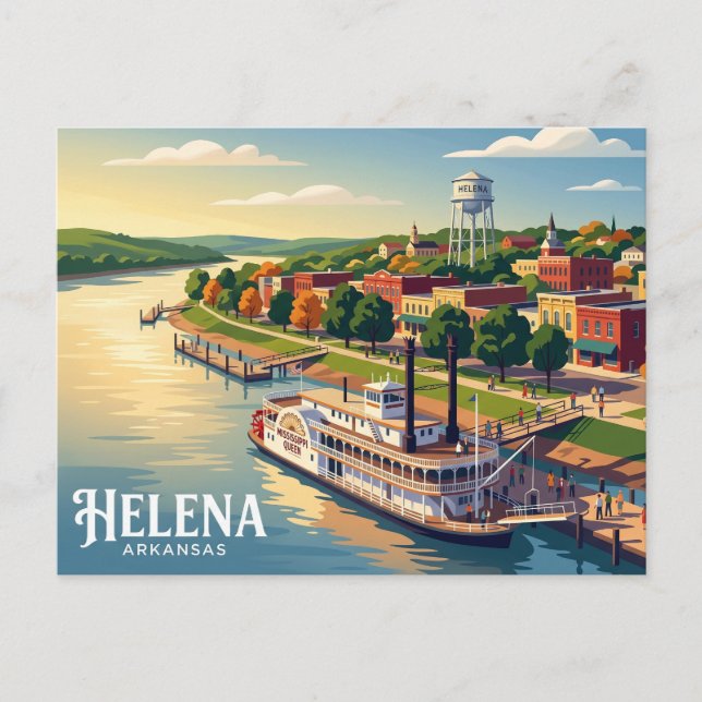 Helena USA Postkarte (Vorderseite)