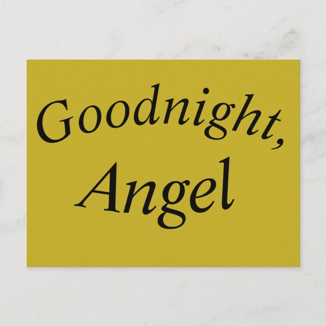 Helena Zitat von Orphan Black Gonight Engel Postkarte (Vorderseite)