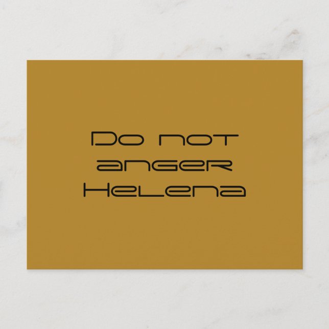 Helena, Zitat von Orphan Black TV Show Postkarte (Vorderseite)