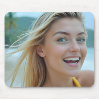 Helenas Küstenportrait Mousepad