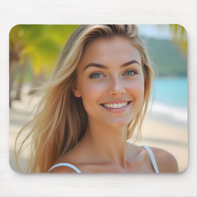 Helenas Paradies: Ein Küstentraum Mousepad (Vorne)