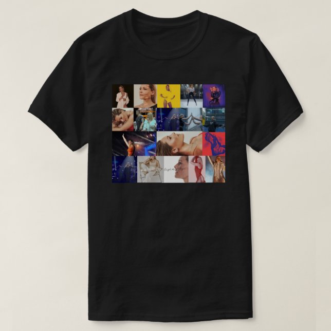 Helene Fischer Seamless Rechteckkollage T-Shirt (Design vorne)