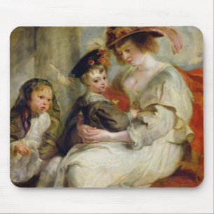 Helene Fourment mit zwei ihrer Kinder Mousepad