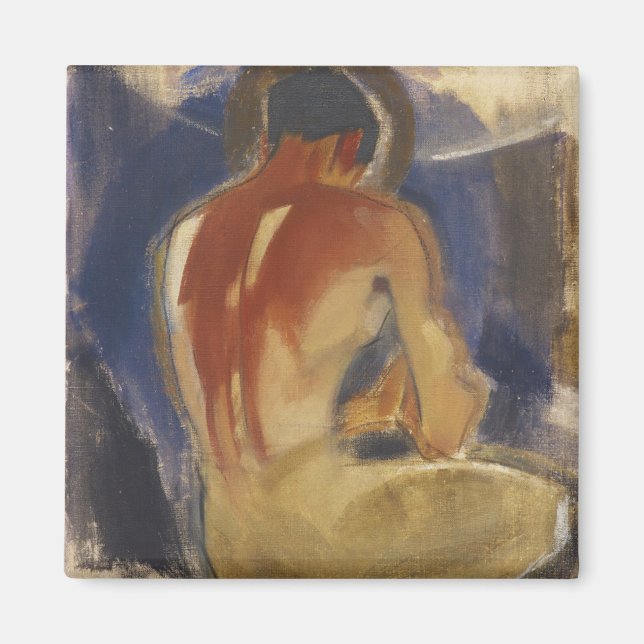 Helene Schjerfbeck am Tor des Paradieses Magnet (Vorne)