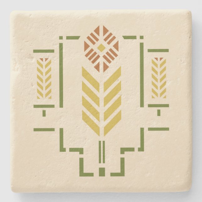 Helenpflege"Ernte " Steinuntersetzer (Vorderseite)