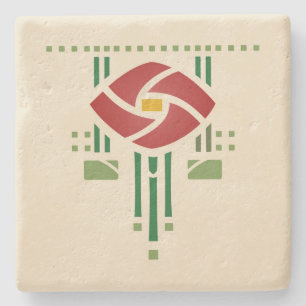 Helenpflege"Rosen-Fries " Steinuntersetzer