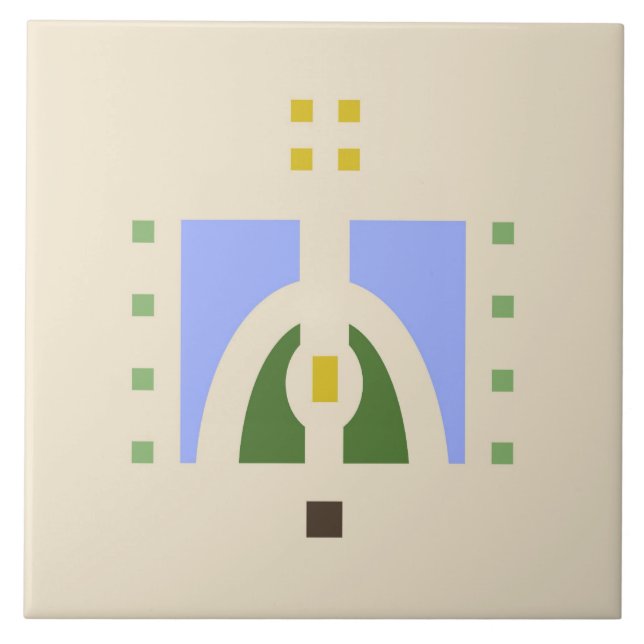 Helenpflege"Wiese " Fliese (Vorderseite)