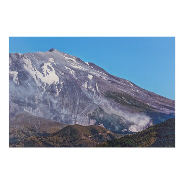 Helens Narben Fotodruck (Vorne)
