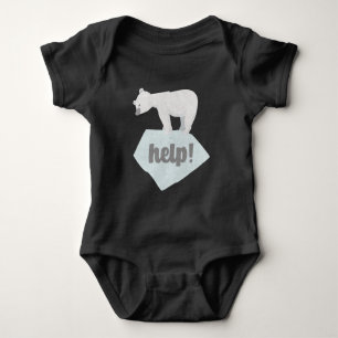 Helfen Sie dem Polarbär Baby Strampler