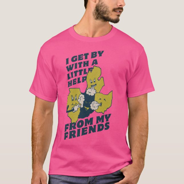 Helfen Sie einem Hoosier-Design T-Shirt (Vorderseite)