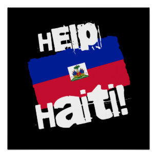 Helfen Sie Haiti! Poster