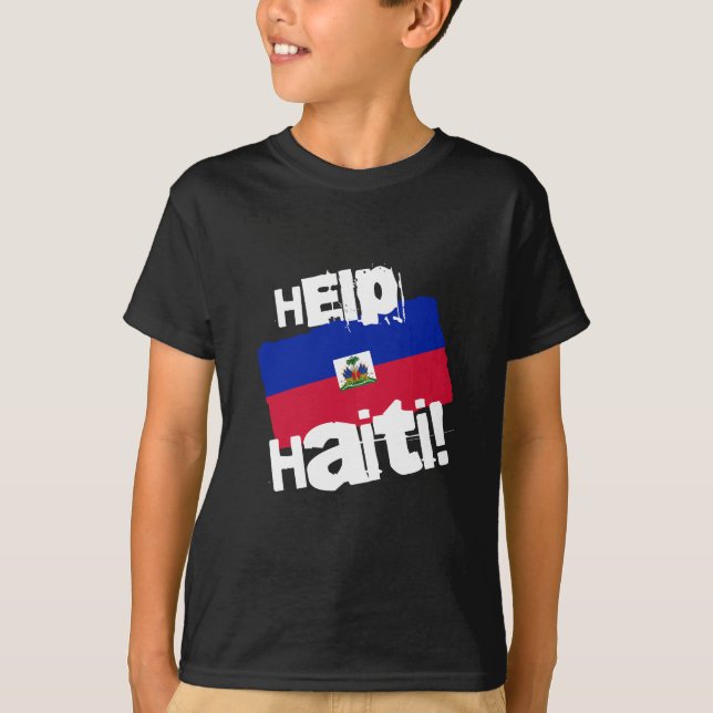 Helfen Sie Haiti! T-Shirt (Vorderseite)