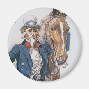 Helfen Sie ihm, den USA zu helfen! Magnet