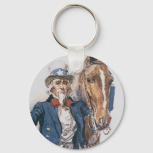 Helfen Sie ihm, den USA zu helfen! Schlüsselanhänger