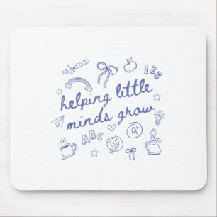 Helfende kleine Geister wachsen süße neue Lehrer K Mousepad