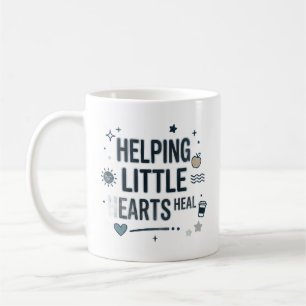 Helfende kleine Herzen heilen Berater Leben Kaffeetasse