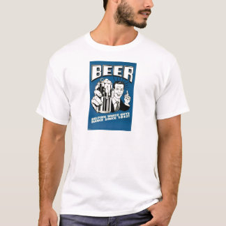 Helfender weißer Typtanz des Bieres T-Shirt
