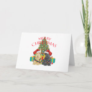 Helfer des Weihnachtsmanns Feiertagskarte