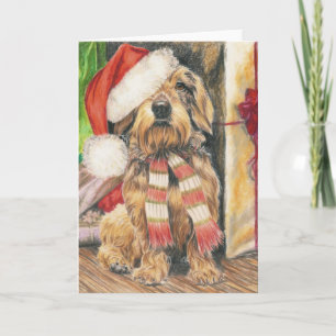 Helfer des Weihnachtsmanns Feiertagskarte