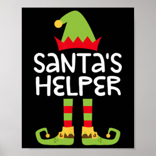 Helfer des Weihnachtsmanns kommen Weihnachtselfen Poster