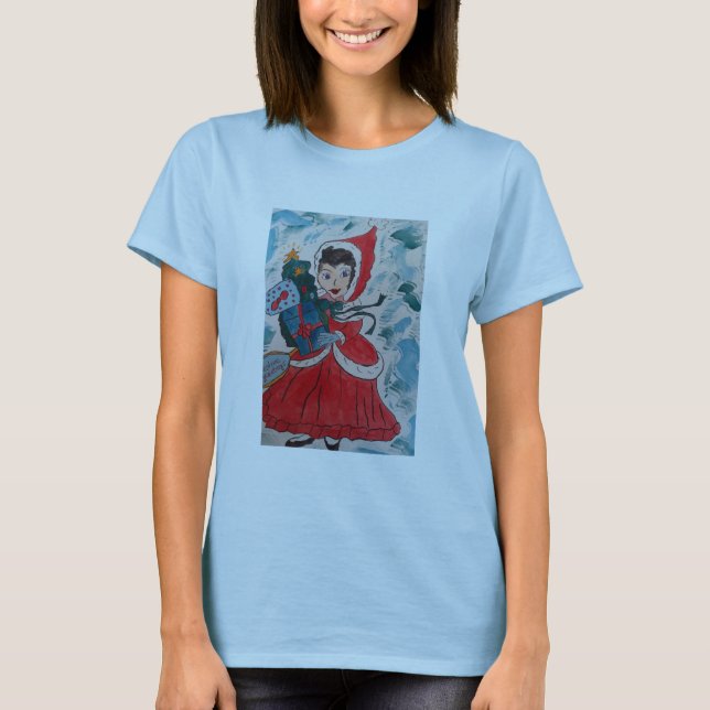 Helfer des Weihnachtsmanns T-Shirt (Vorderseite)