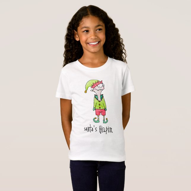 Helfer des Weihnachtsmanns T-Shirt (Vorne ganz)