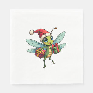 Helfer des Weihnachtsmeisters Serviette