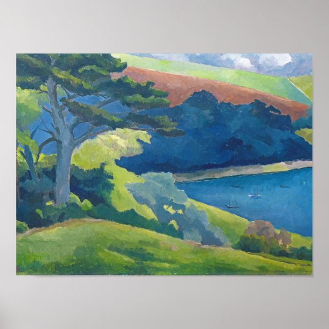 Helford Pass Cornwall Poster (Vorne)