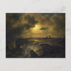 Helgoland in Mondlicht, 1851 Postkarte