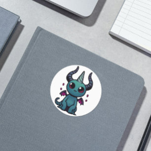 Helhorn the Demonic Unicorn Cryptid Sticker - Nied